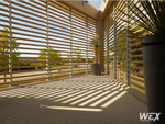Terrasse en bois composite pour une maison privée de Vendée