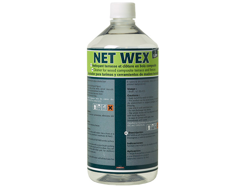 Produit de nettoyage pour le bois composite Wex